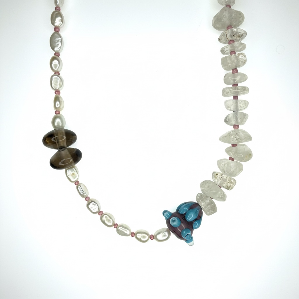 Pearl and Crystal Necklace