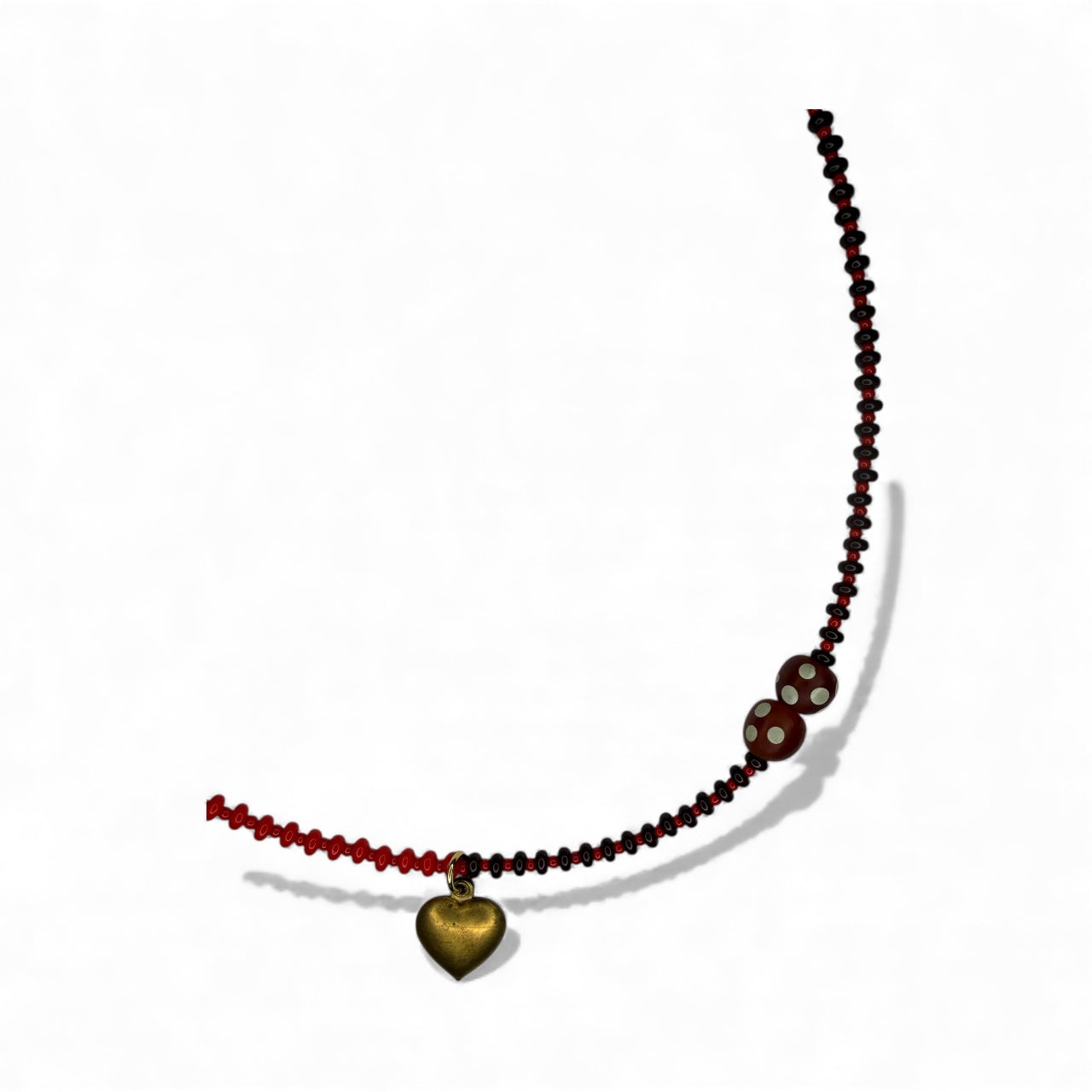 Red heart necklace